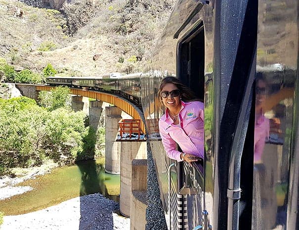 Reise Rundreise Mexiko Kupferschlucht Zugreise Bahnfahrt